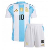 Dječji Nogometni Dres Argentina Lionel Messi #10 Domaci Copa America 2024 Kratak Rukav (+ Kratke hlače)